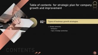 Strategic Plan For Company Growth And Improvement Strategy CD V Unique Researched