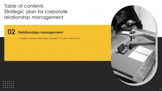 Strategic Plan For Corporate Relationship Management Complete Deck Slides Aesthatic