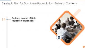 Strategic plan for database upgradation powerpoint presentation slides