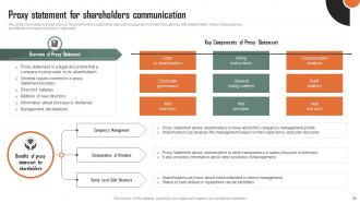 Strategic Plan for Shareholders Relationship Building complete deck Multipurpose Interactive