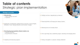Strategic Plan Implementation Powerpoint Ppt Template Bundles DK MM Image Aesthatic