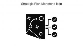 Strategic Plan Monotone Icon In Powerpoint Pptx Png And Editable Eps Format