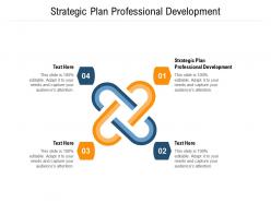 Strategic plan professional development ppt powerpoint presentation icon ideas cpb