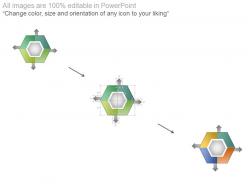 42641232 style cluster hexagonal 4 piece powerpoint presentation diagram infographic slide