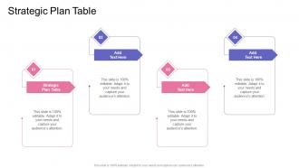Strategic Plan Table In Powerpoint And Google Slides Cpb