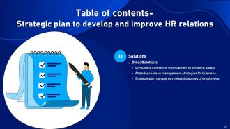 Strategic Plan To Develop And Improve HR Relations Powerpoint Presentation Slides Pre-designed Attractive