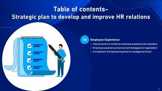 Strategic Plan To Develop And Improve HR Relations Powerpoint Presentation Slides Researched Graphical