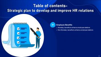 Strategic Plan To Develop And Improve HR Relations Powerpoint Presentation Slides Impressive Graphical