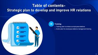 Strategic Plan To Develop And Improve HR Relations Powerpoint Presentation Slides Appealing Graphical
