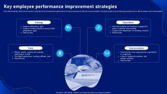 Strategic Plan To Develop Key Employee Performance Improvement Strategies