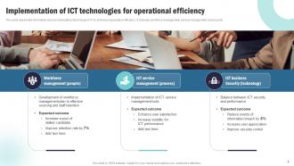 Strategic Plan To Implement Implementation Of Ict Technologies For Operational Efficiency Strategy SS V