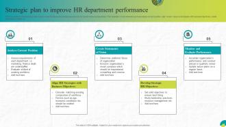 Strategic Plan To Improve HR Department Performance