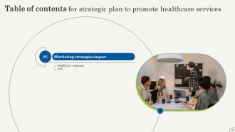 Strategic Plan To Promote Healthcare Services Strategy CD V Image Template