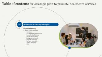 Strategic Plan To Promote Healthcare Services Table Of Contents Strategy SS V