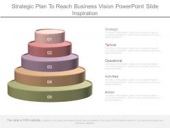Strategic plan to reach business vision powerpoint slide inspiration