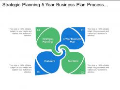 Strategic planning 5 year business plan process strategy cpb