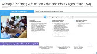 Strategic planning aim of red cross non profit organization ppt pictures