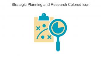 Strategic Planning And Research Colored Icon In Powerpoint Pptx Png And Editable Eps Format