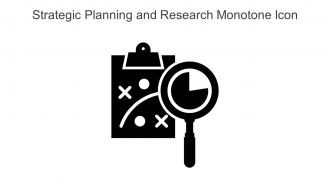 Strategic Planning And Research Monotone Icon In Powerpoint Pptx Png And Editable Eps Format