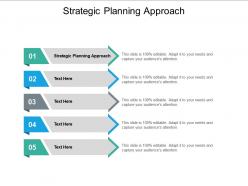 Strategic planning approach ppt powerpoint presentation outline slideshow cpb