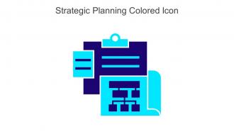 Strategic Planning Colored Icon In Powerpoint Pptx Png And Editable Eps Format