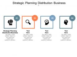 Strategic planning distribution business ppt powerpoint presentation slides graphics tutorials cpb