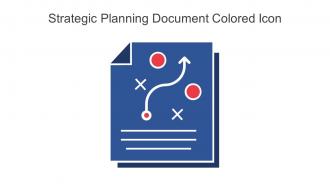 Strategic Planning Document Colored Icon In Powerpoint Pptx Png And Editable Eps Format