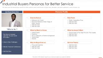 Strategic Planning For Industrial Marketing Industrial Buyers Personas For Better Service