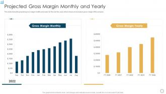 Strategic planning for startup gross margin monthly and yearly