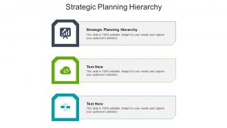 Strategic planning hierarchy ppt powerpoint presentation infographic template outfit cpb