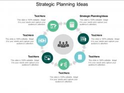 Strategic planning ideas ppt powerpoint presentation professional guidelines cpb