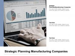 Strategic planning manufacturing companies ppt powerpoint presentation infographic cpb