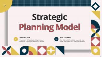 Strategic Planning Model Ppt Powerpoint Presentation Diagram Images