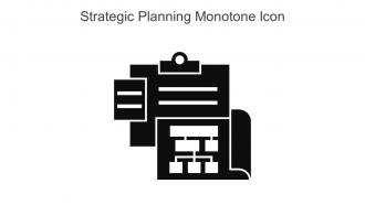 Strategic Planning Monotone Icon In Powerpoint Pptx Png And Editable Eps Format
