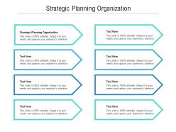 Strategic planning organization ppt powerpoint presentation portfolio graphics design cpb