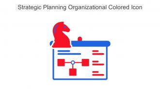Strategic Planning Organizational Colored Icon In Powerpoint Pptx Png And Editable Eps Format