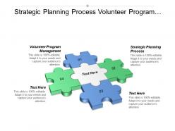 Strategic planning process volunteer program management financial strategic planning cpb