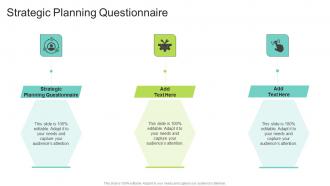 Strategic Planning Questionnaire In Powerpoint And Google Slides Cpb