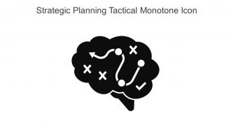 Strategic Planning Tactical Monotone Icon In Powerpoint Pptx Png And Editable Eps Format