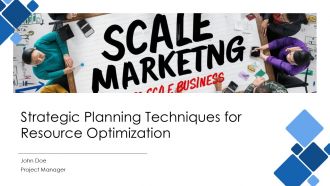 Strategic Planning Techniques For Resource Optimization PPT Designs AT Strategic Planning Techniques For Resource Optimization PPT Designs AT