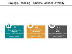 Strategic planning template gender diversity workplace turnaround business plan cpb