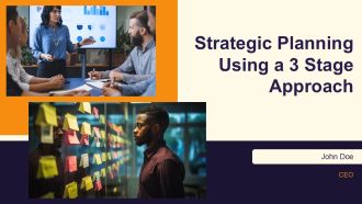 Strategic Planning Using A 3 Stage Approach PPT Sample AT