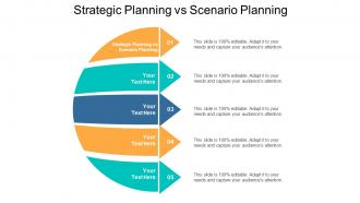 Strategic planning vs scenario planning ppt powerpoint presentation infographics portfolio cpb