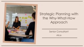 Strategic Planning With The Why What How Approach PPT Mockup AT