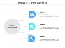 Strategic planning workshop ppt powerpoint presentation professional skills cpb