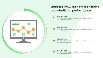 Strategic PMO Icon For Monitoring Organizational Performance
