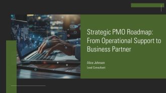 Strategic PMO Roadmap From Operational Support To Business Partner PPT Template AT