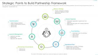 Strategic points to build partnership framework