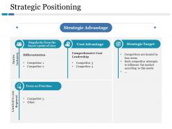 Strategic positioning ppt icon files