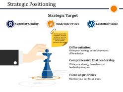 Strategic positioning presentation outline